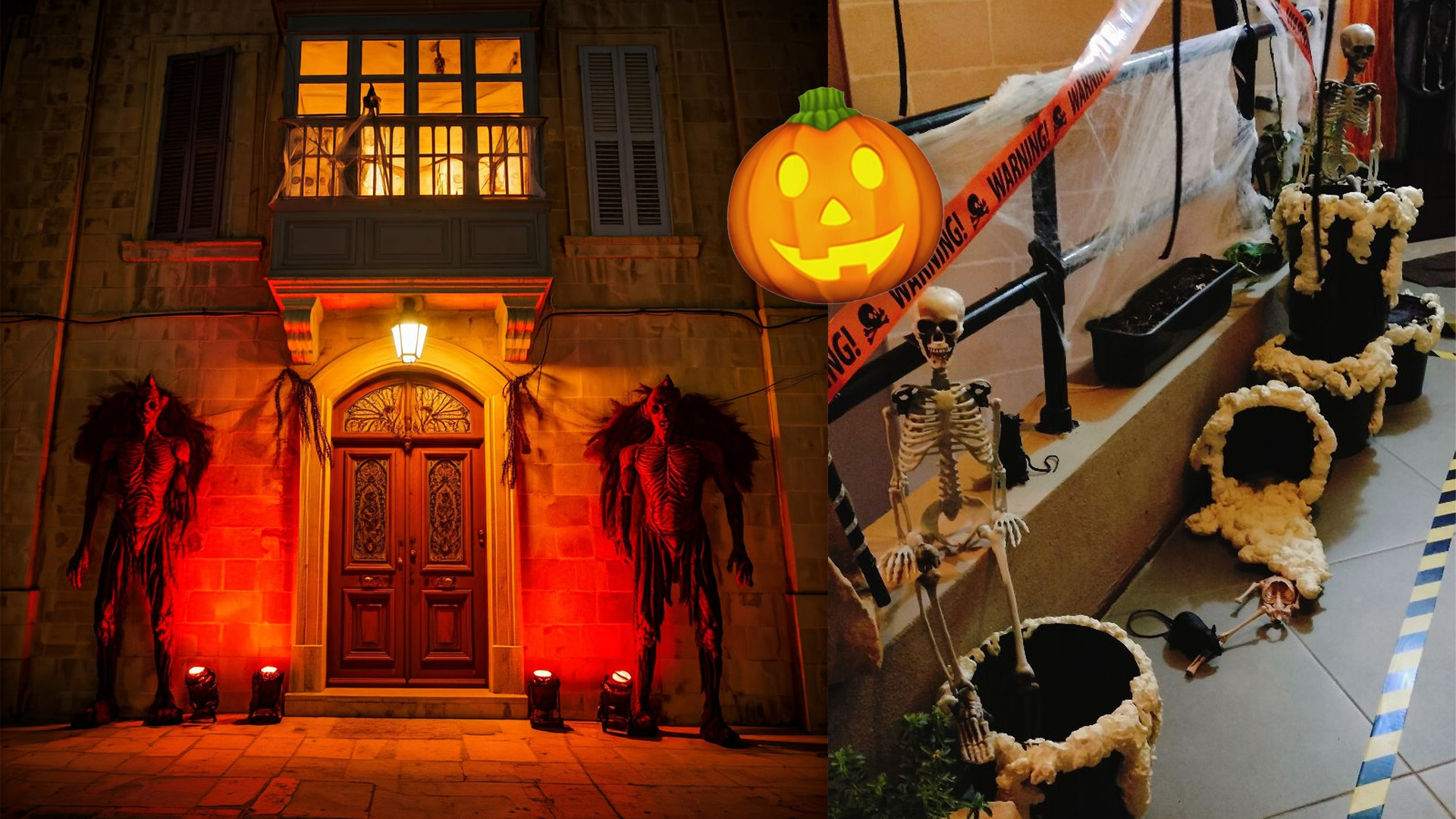 Maltese Embrace Halloween Spirit with Creative Home Decorations