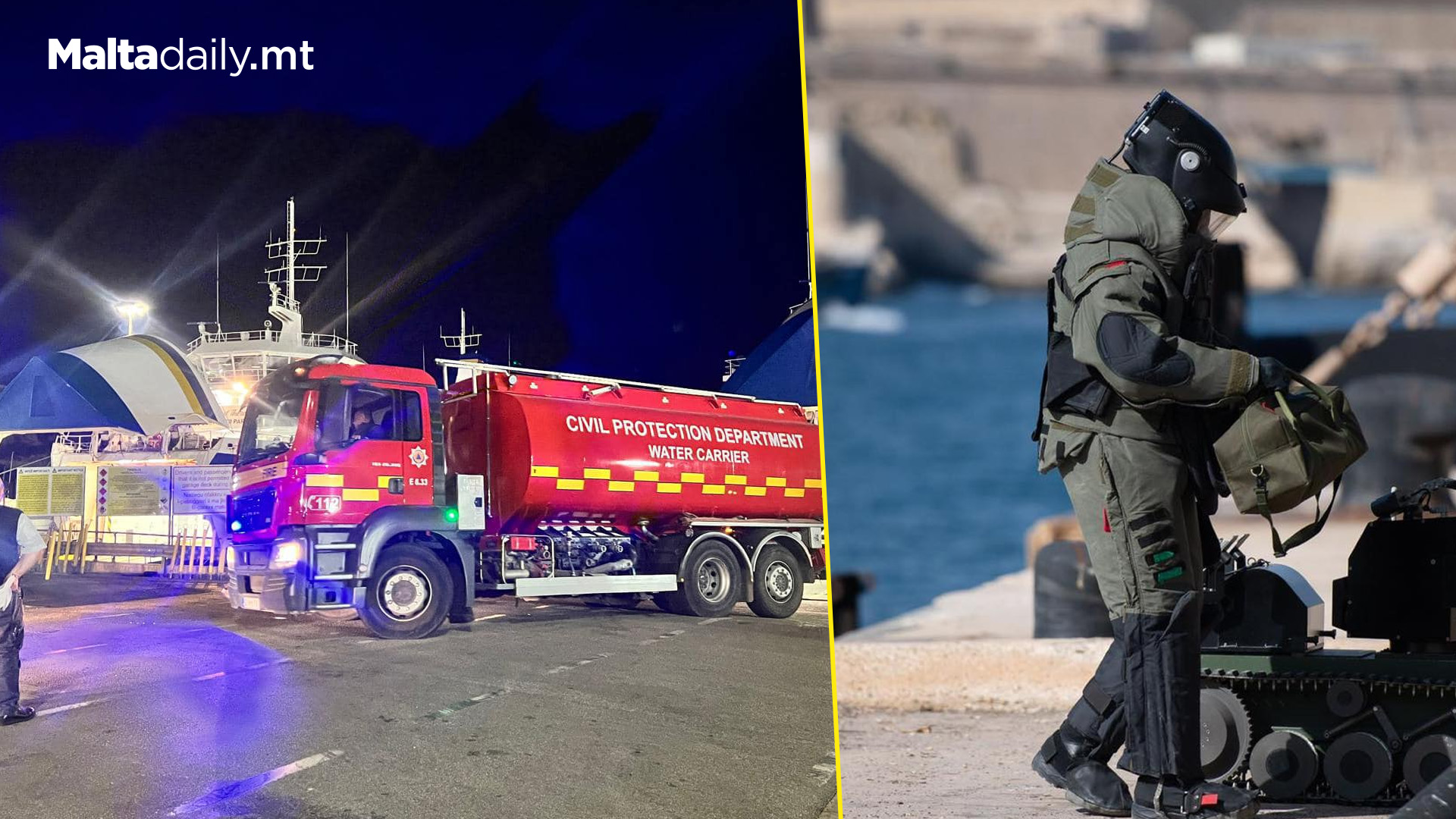 No Bombs Found: AFM Address Gozo Channel Bomb Threat