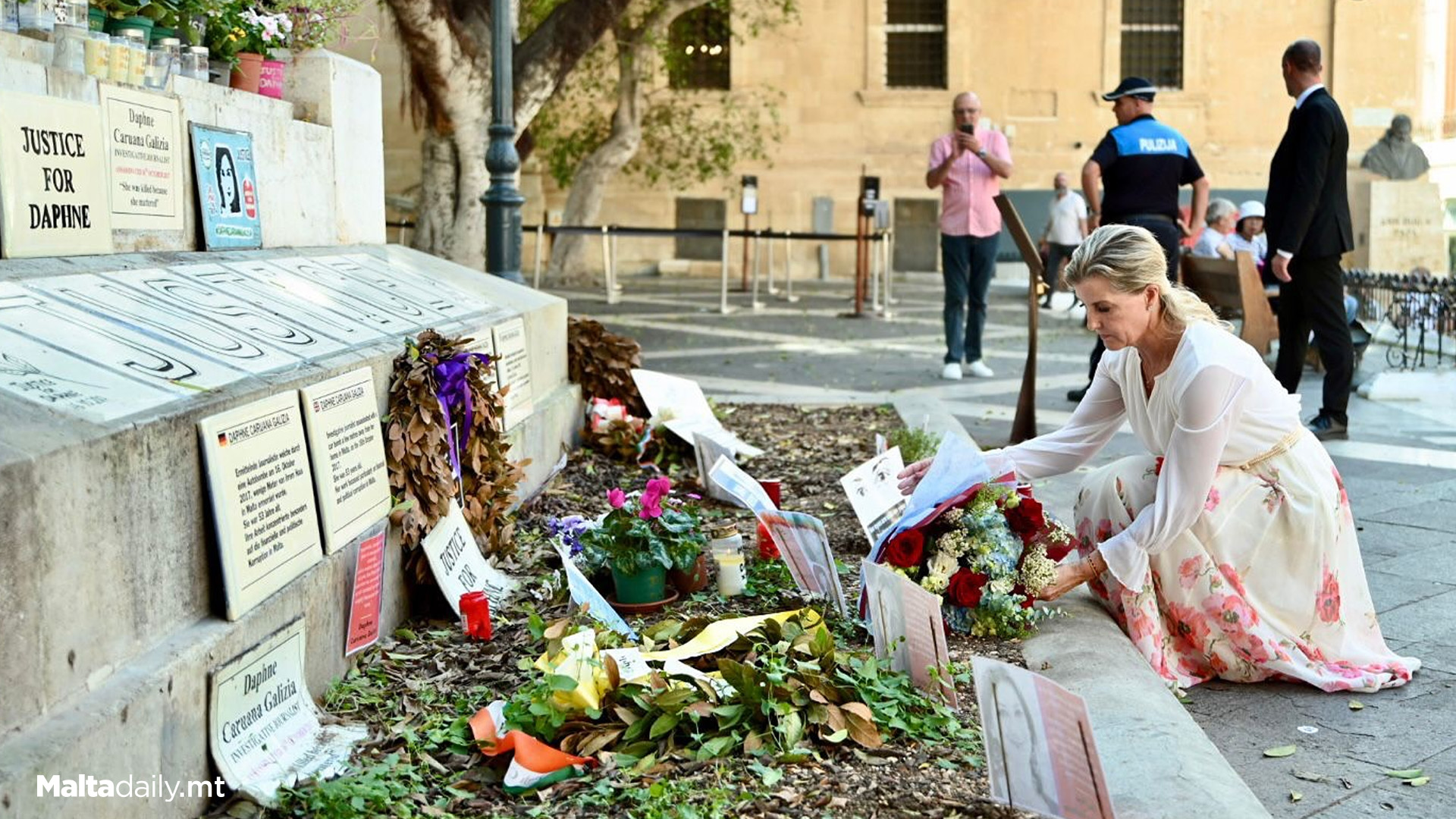 Duchess Of Edinburgh Pays Tribute To Daphne Caruana Galizia