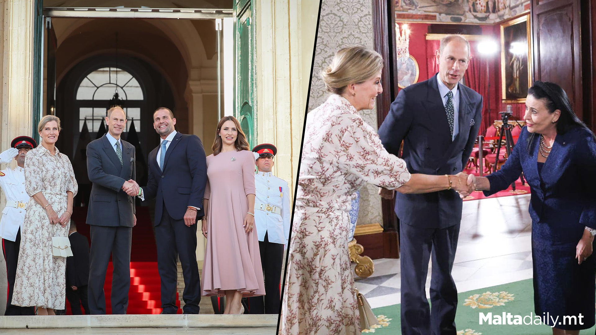 Duke & Duchess Of Edinburgh Visit Malta