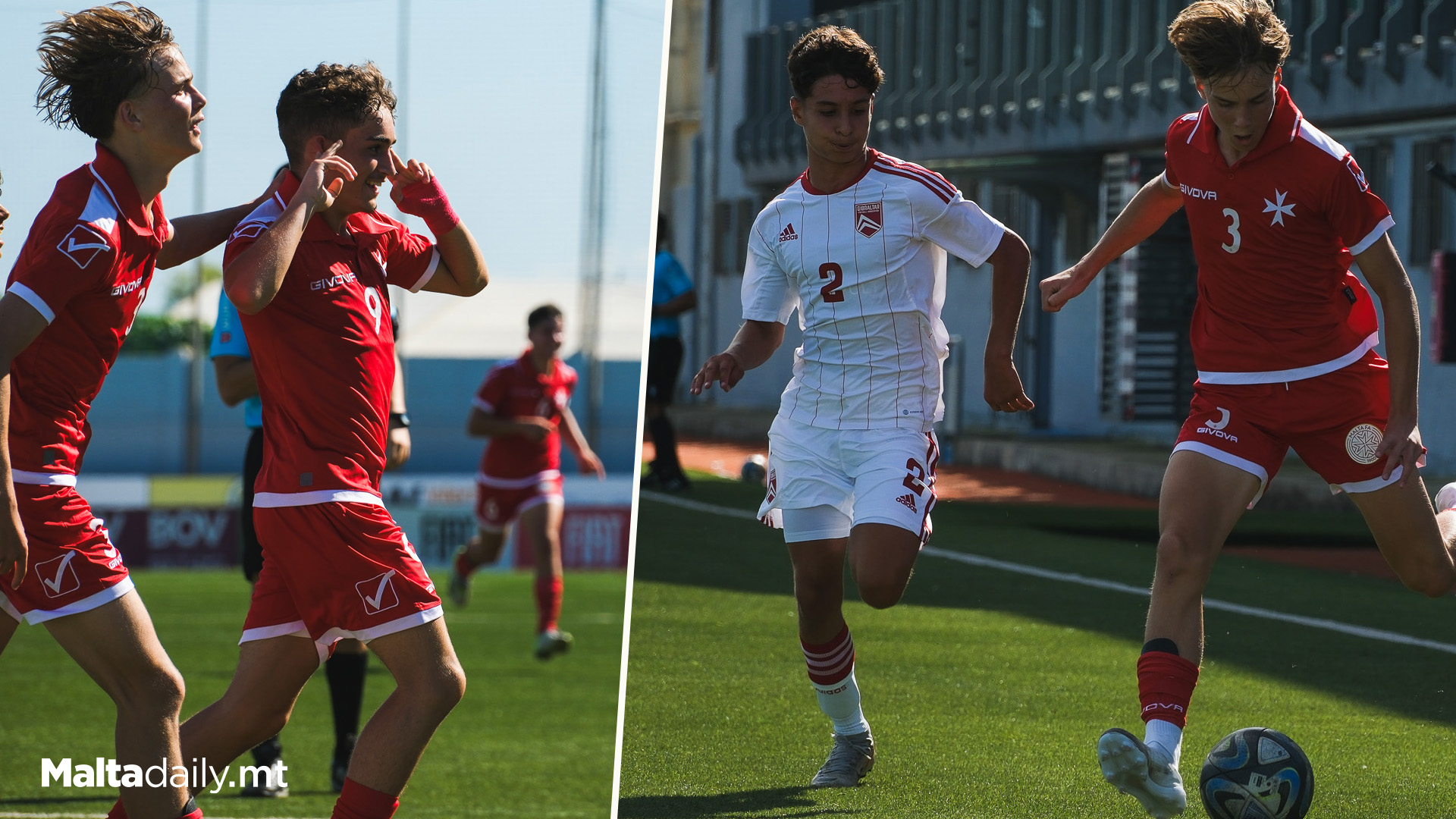 Malta U-15 Secure 3-0 Win Against Gibraltar