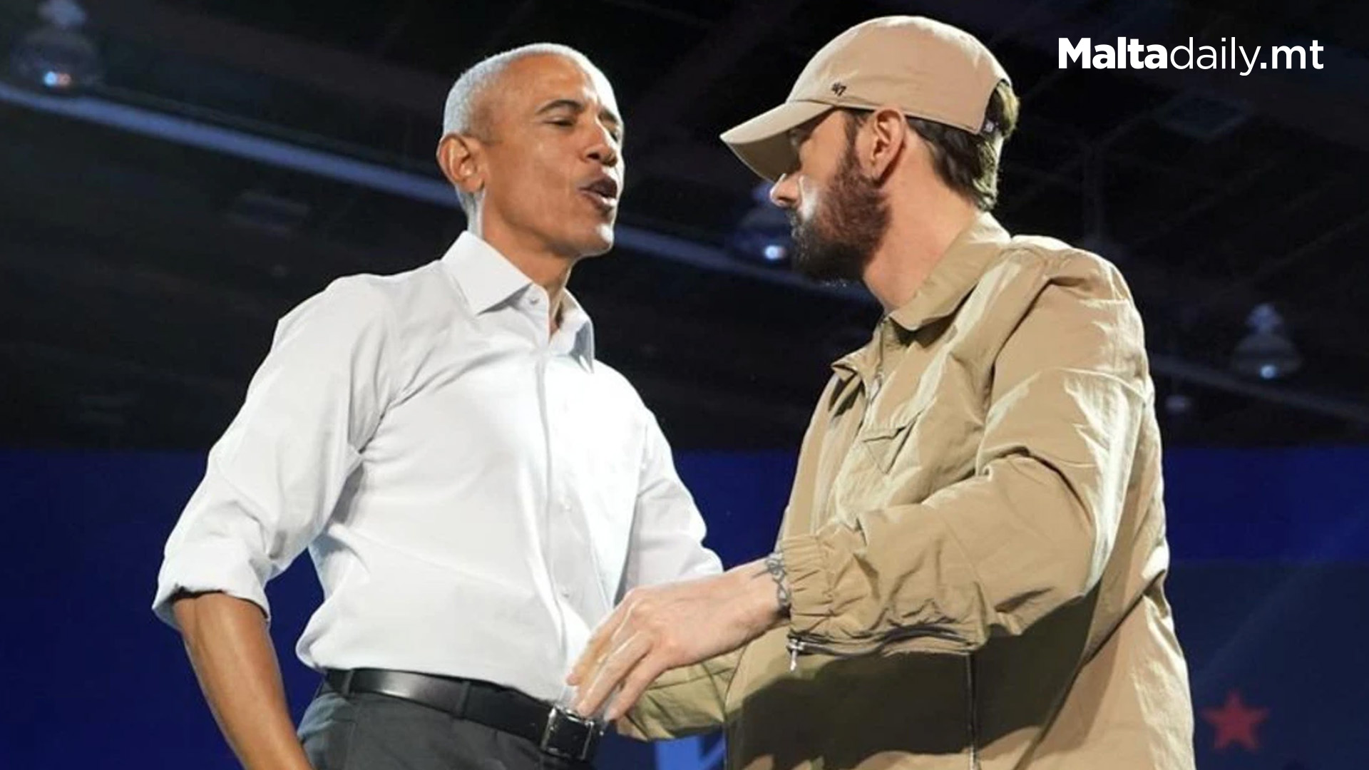 Obama Raps Eminem's 'Lose Yourself' During Rally