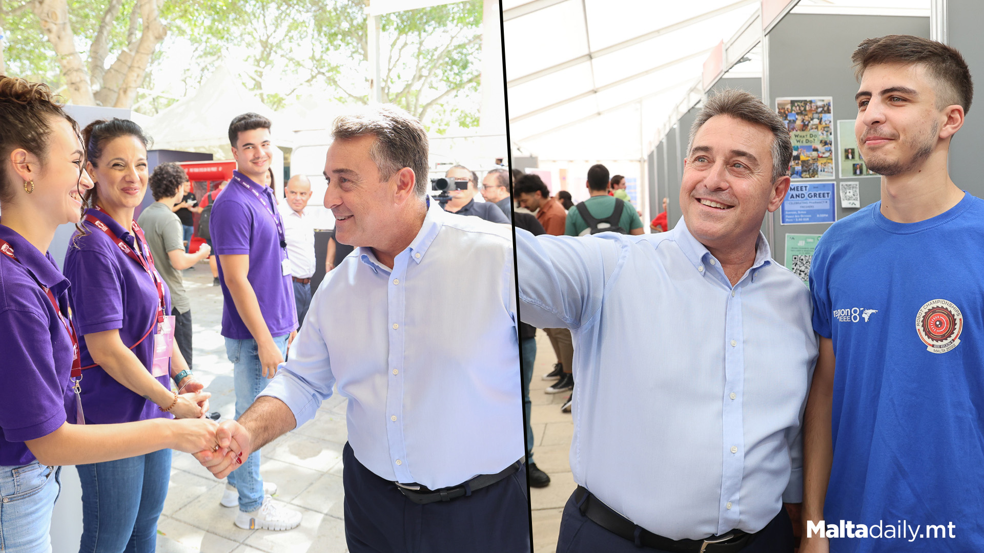 PN Leader Visits University Of Malta Fresher's Week