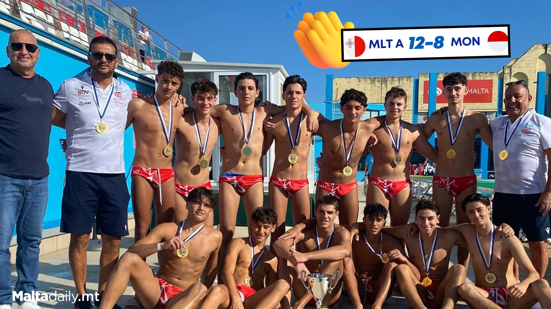 Malta's Waterpolo Team Wins COMEN CUP 2024