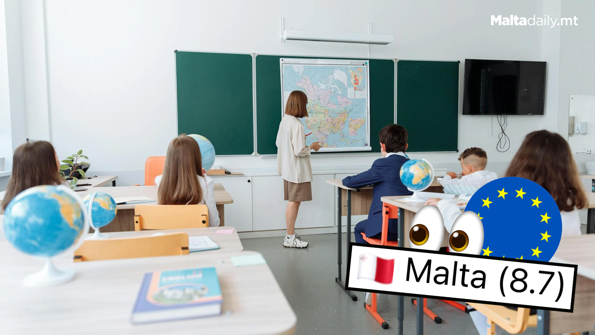 Malta With 3rd Lowest Student-Per-Teacher Ratio In EU 2022