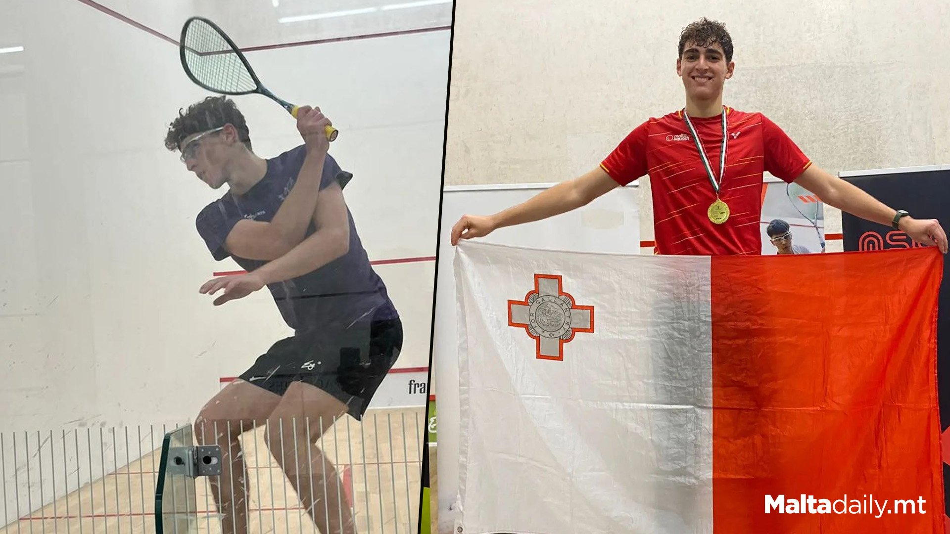 Maltese Squash Athlete Crowned Hungarian Junior Open 2024 Champ