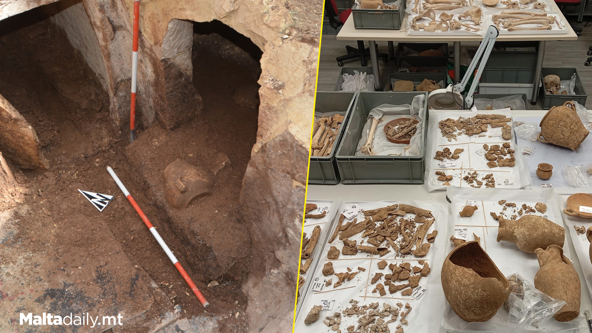 Punic Tomb Discovered During Mater Dei Car Park Development