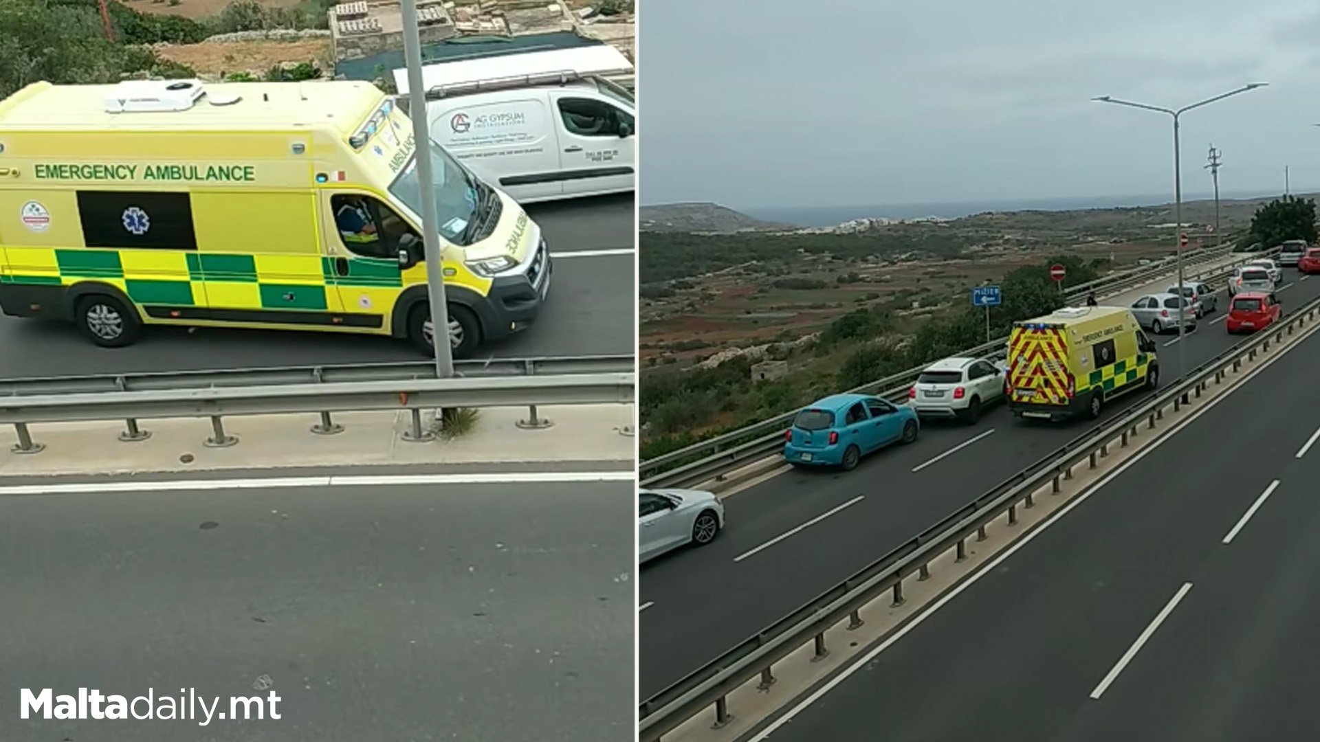 Video Going Viral Shows Ambulance Stuck In Traffic In Emergency