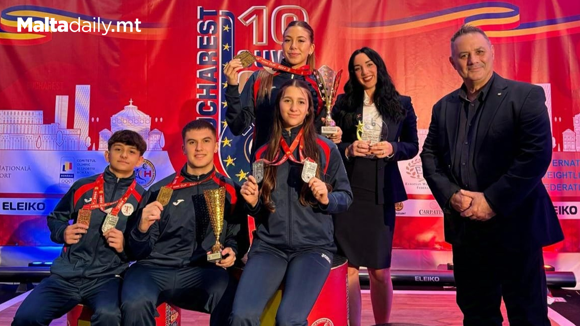 Maltese Weightlifting Team Shines At European Union Cup