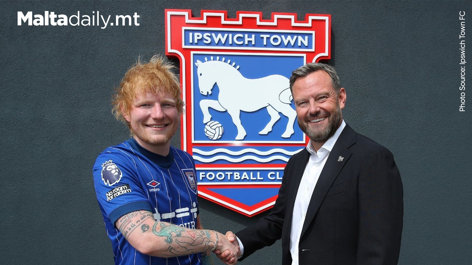 Ed Sheeran Helps Ipswich Town Seal Key Signing