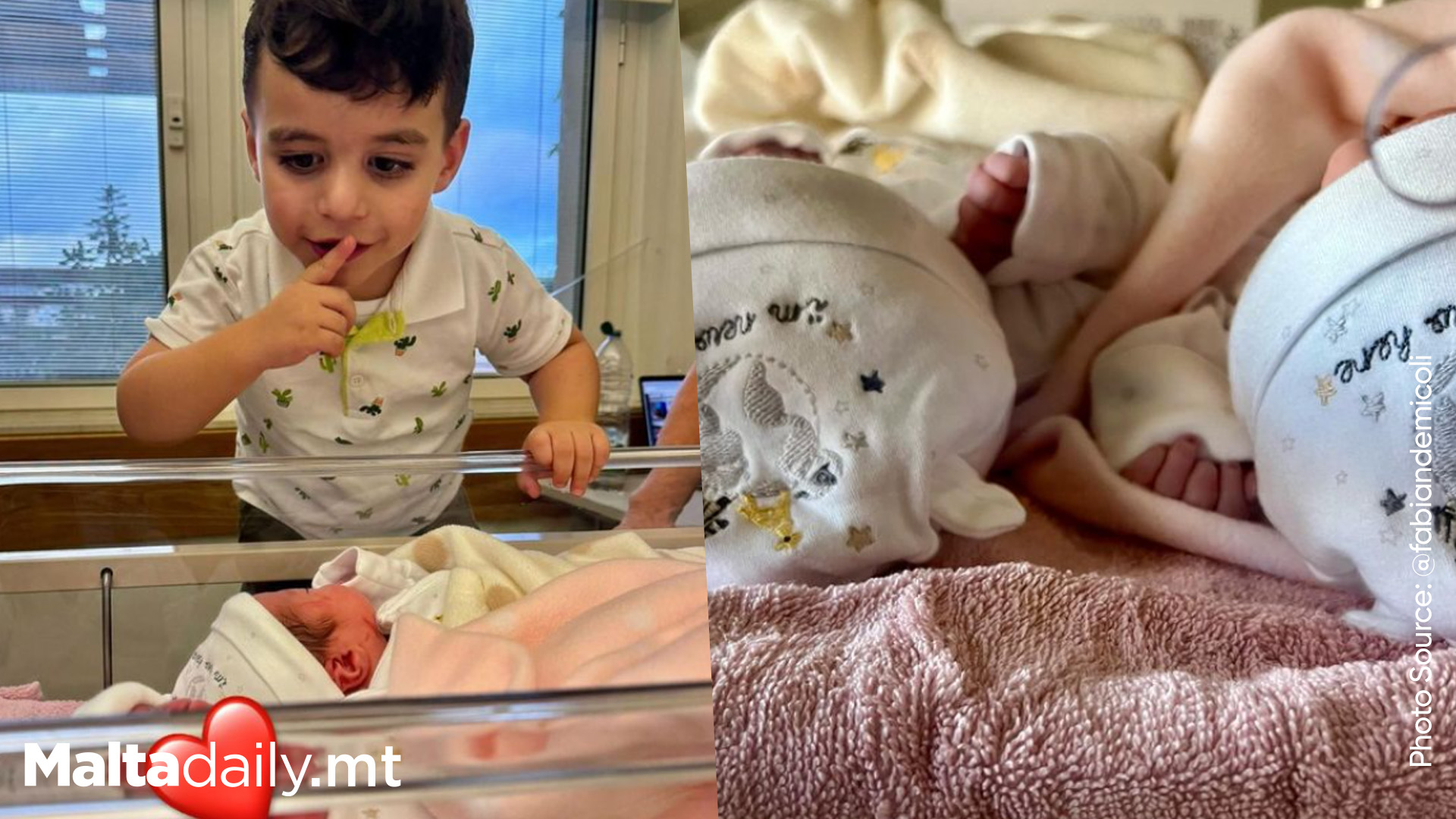 Fabian Demicoli’s Son Meets His Twin Sisters for the First Time