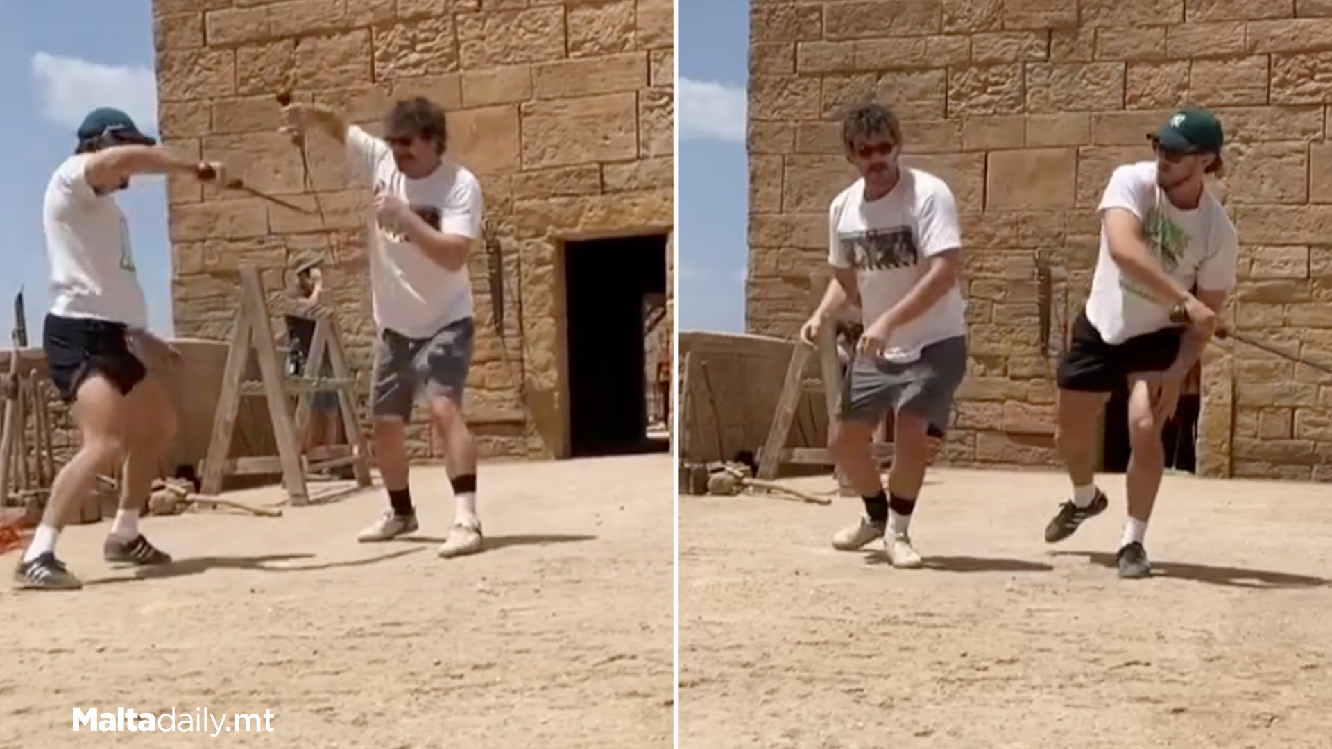 BTS Of Fight Training For Gladiator II At Fort Ricasoli