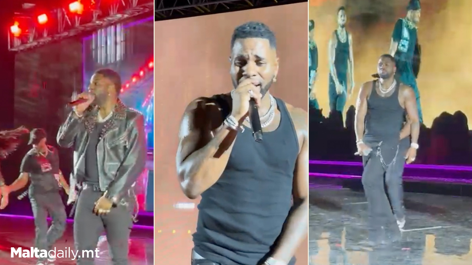 Jason Derulo Performs In Malta