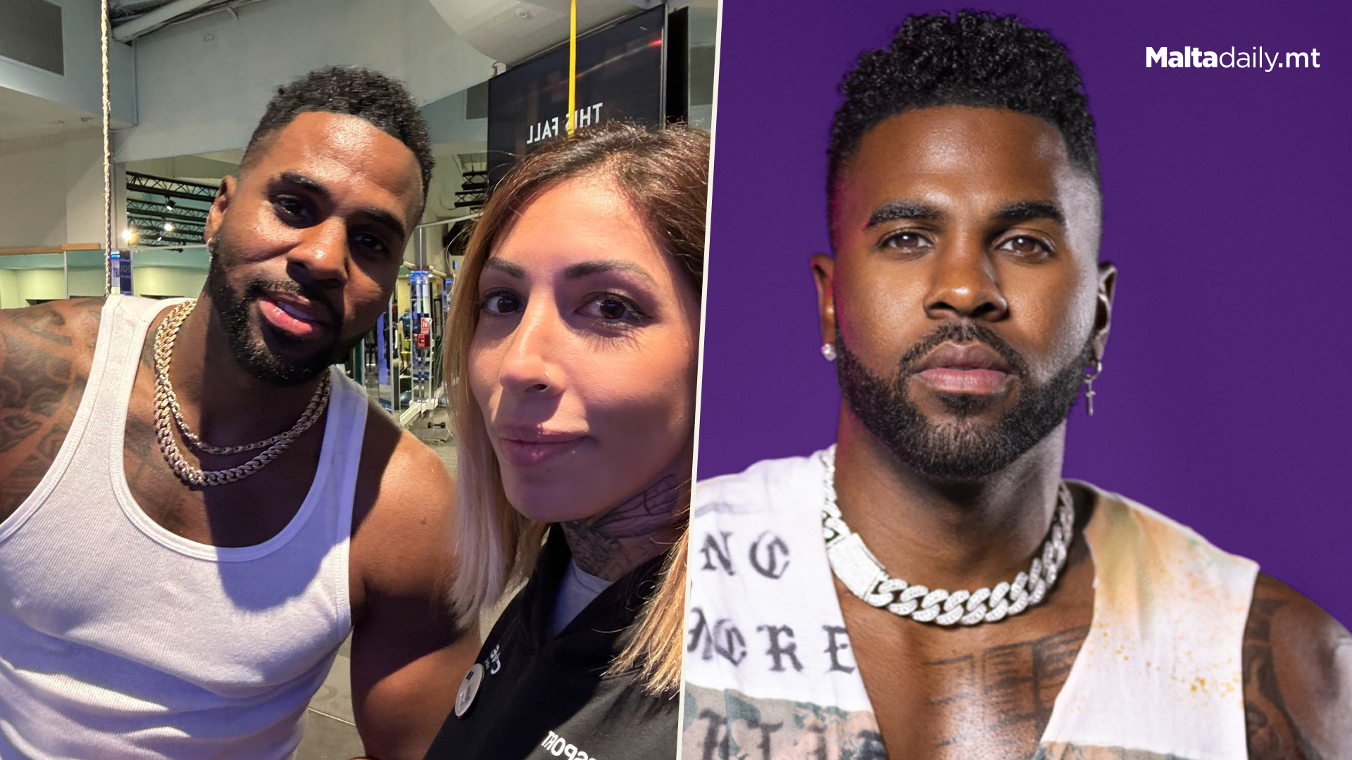 Jason Derulo Spotted Working Out In Malta