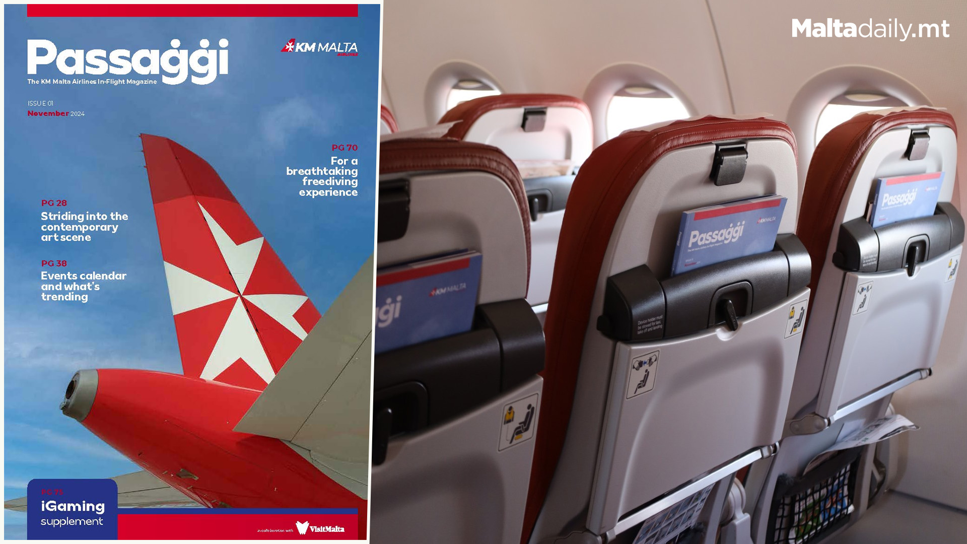 KM Malta Airlines Launch Magazine 'Passaġġi'