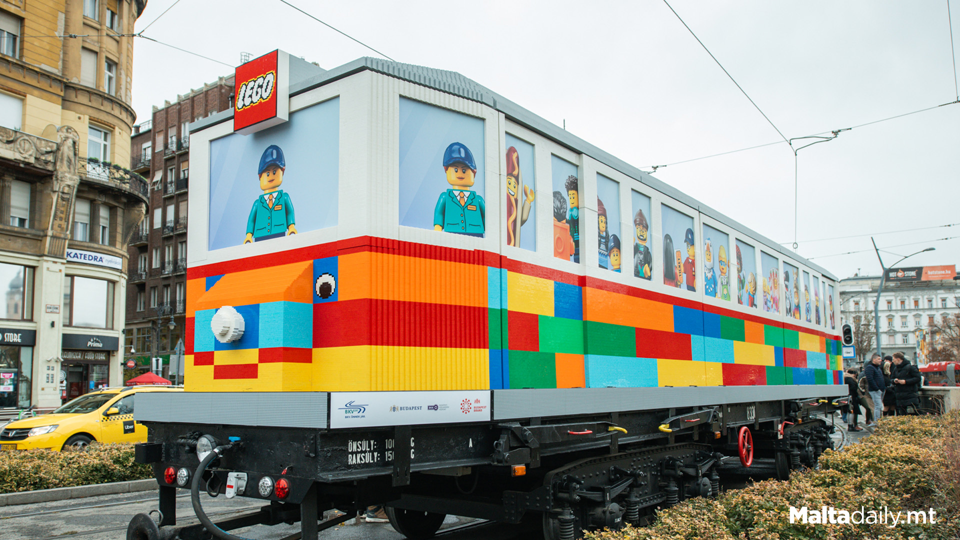 Budapest Reveals Life-Sized 1.8 Million Piece Lego Tram