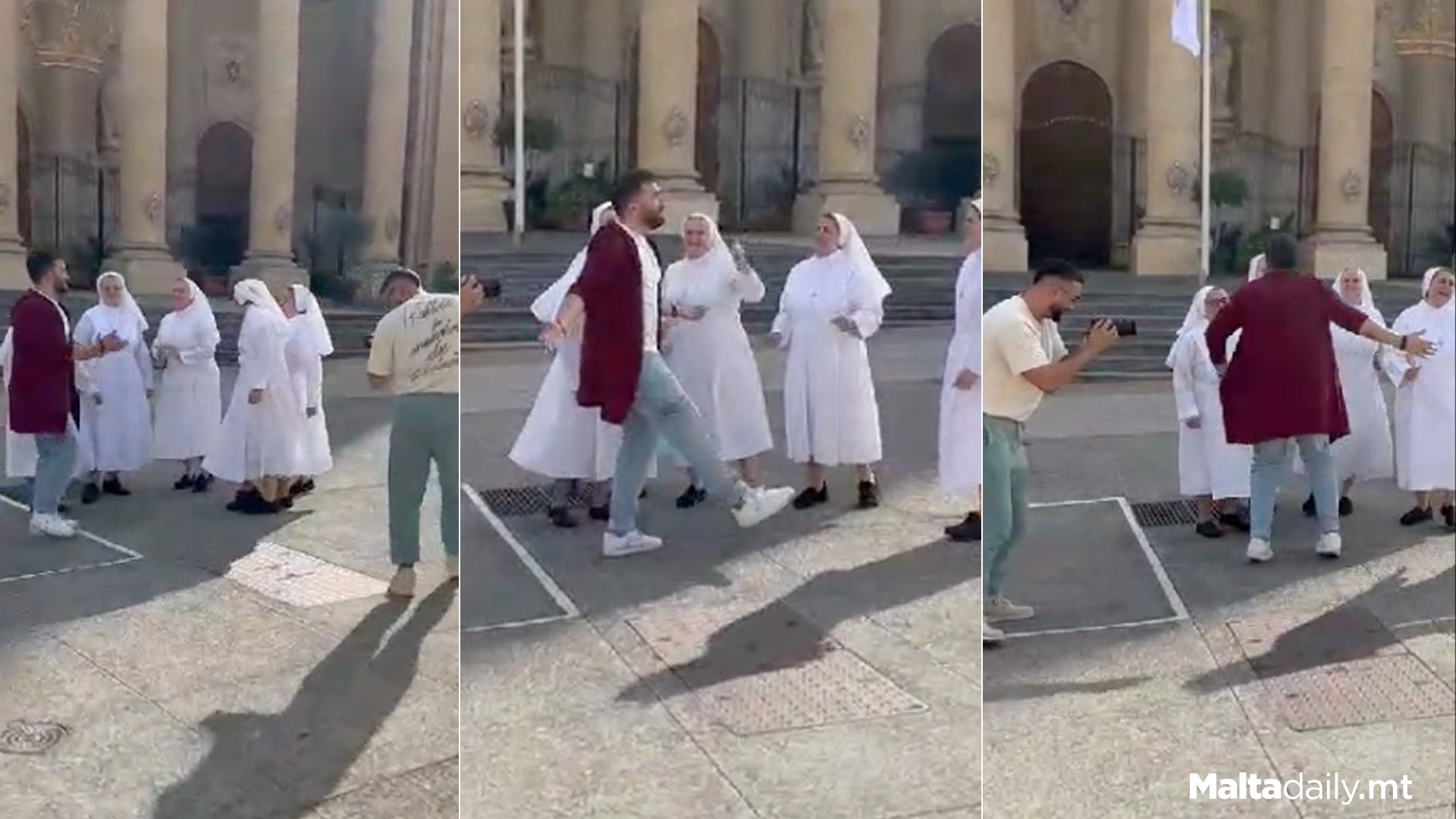 Nuns Spotted Dancing In Paola Square