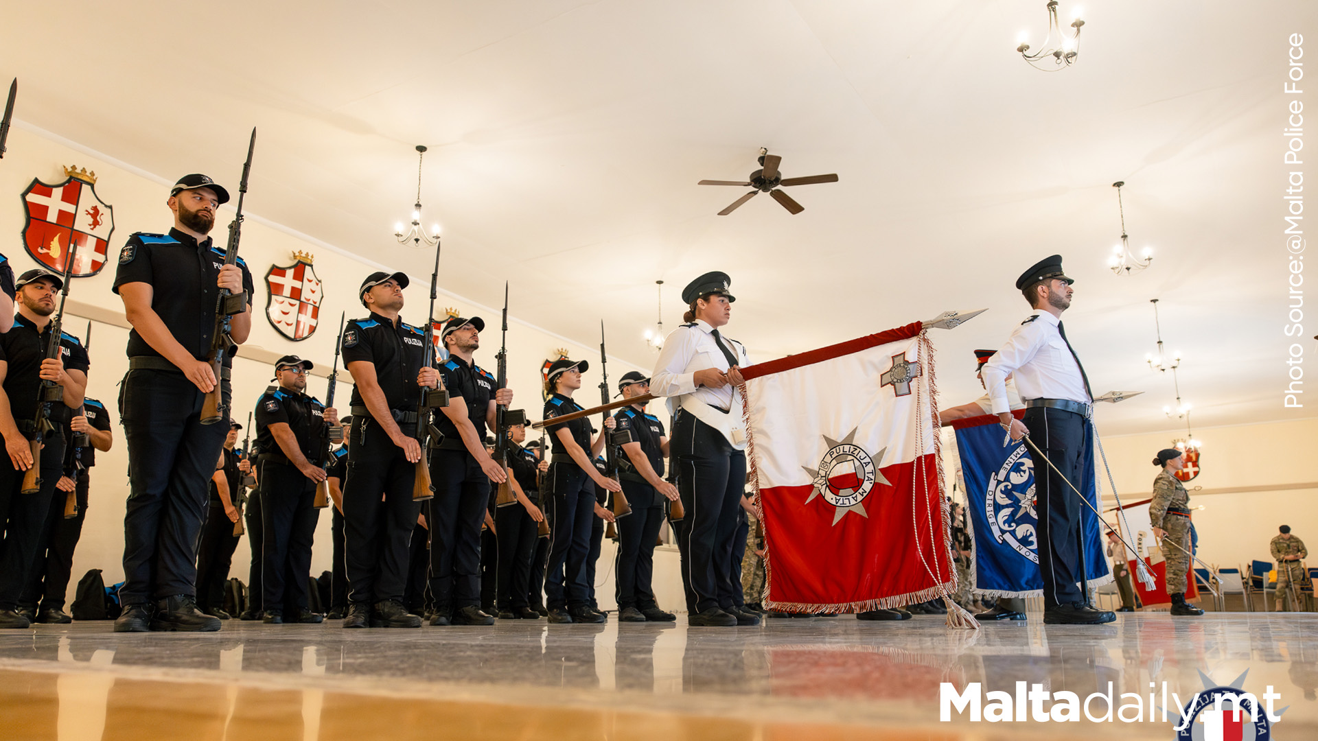 Malta Police Force and Armed Forces Prepare to Honour Fallen Heroes