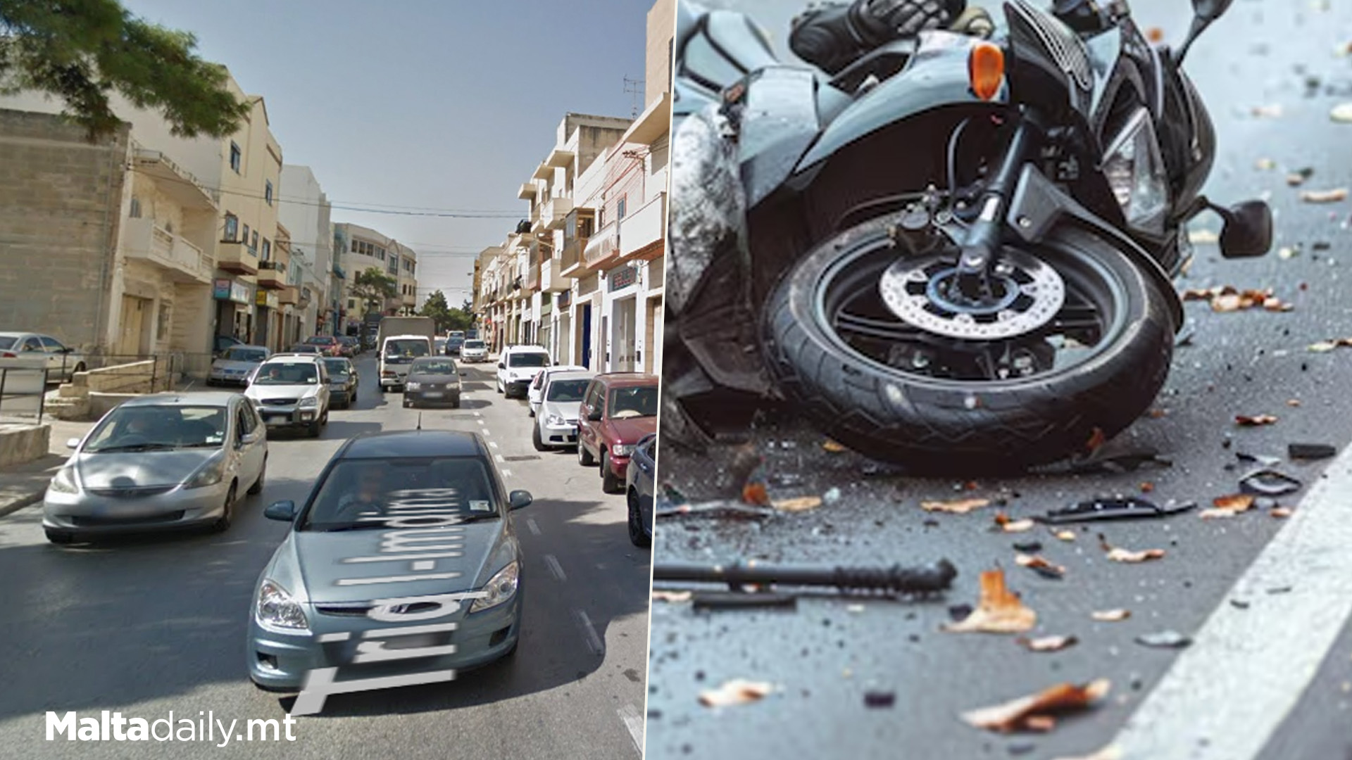 Motorcyclist Grievously Injured After Losing Control In Qormi