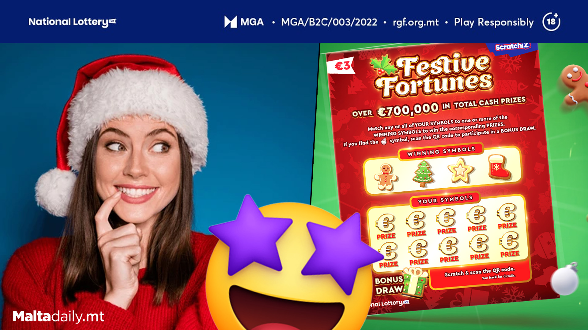 Celebrate The New Season With The New National Lottery Festive ScratchiZ Edition