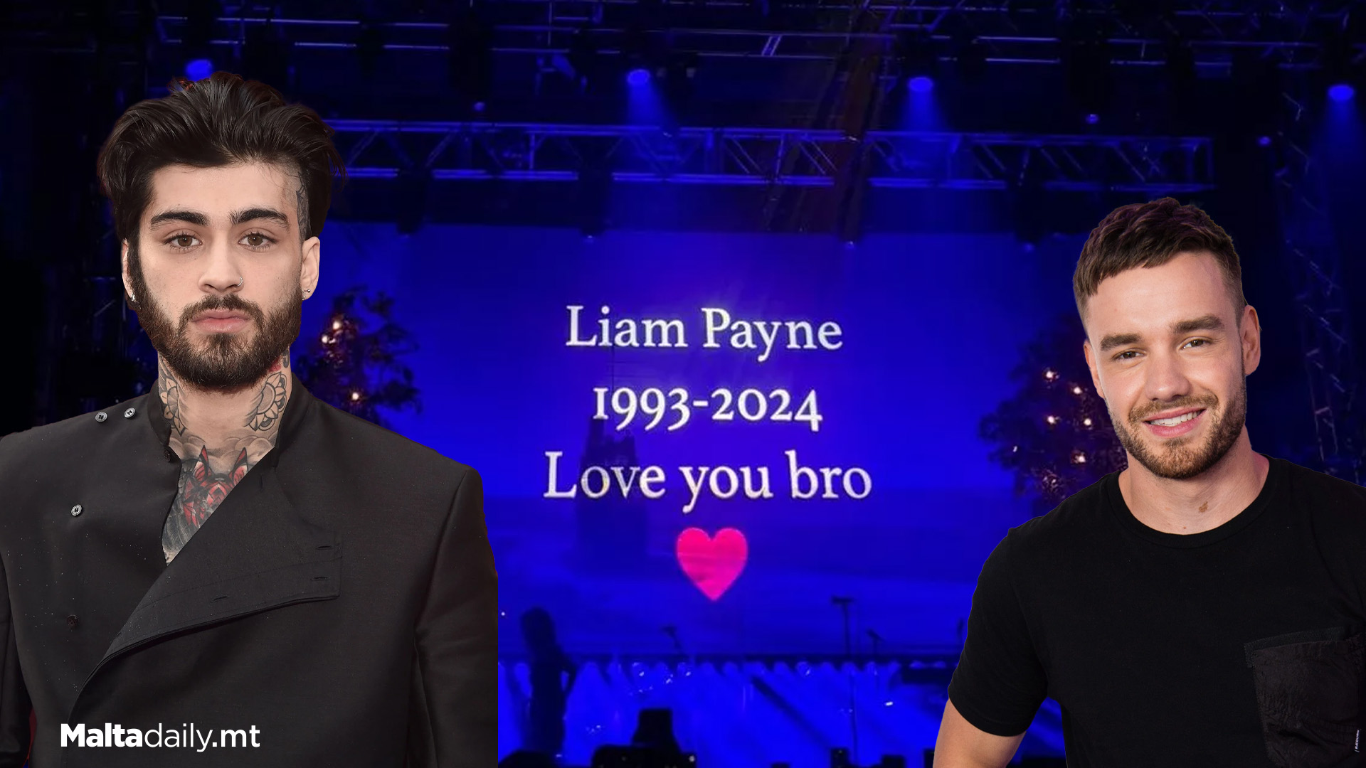 Zayn Malik Pays Tribute To Liam Payne During Tour Opening Night