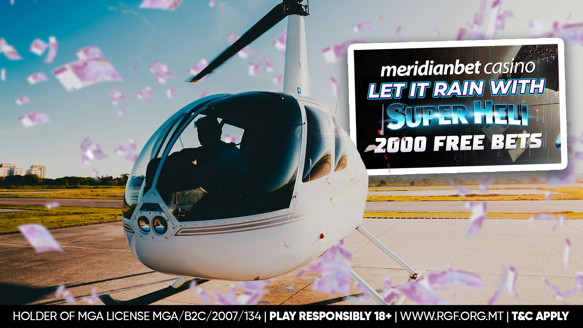 10 Winners, 10 Times Daily: Join Meridianbet Casino’s Super Heli Promotion!