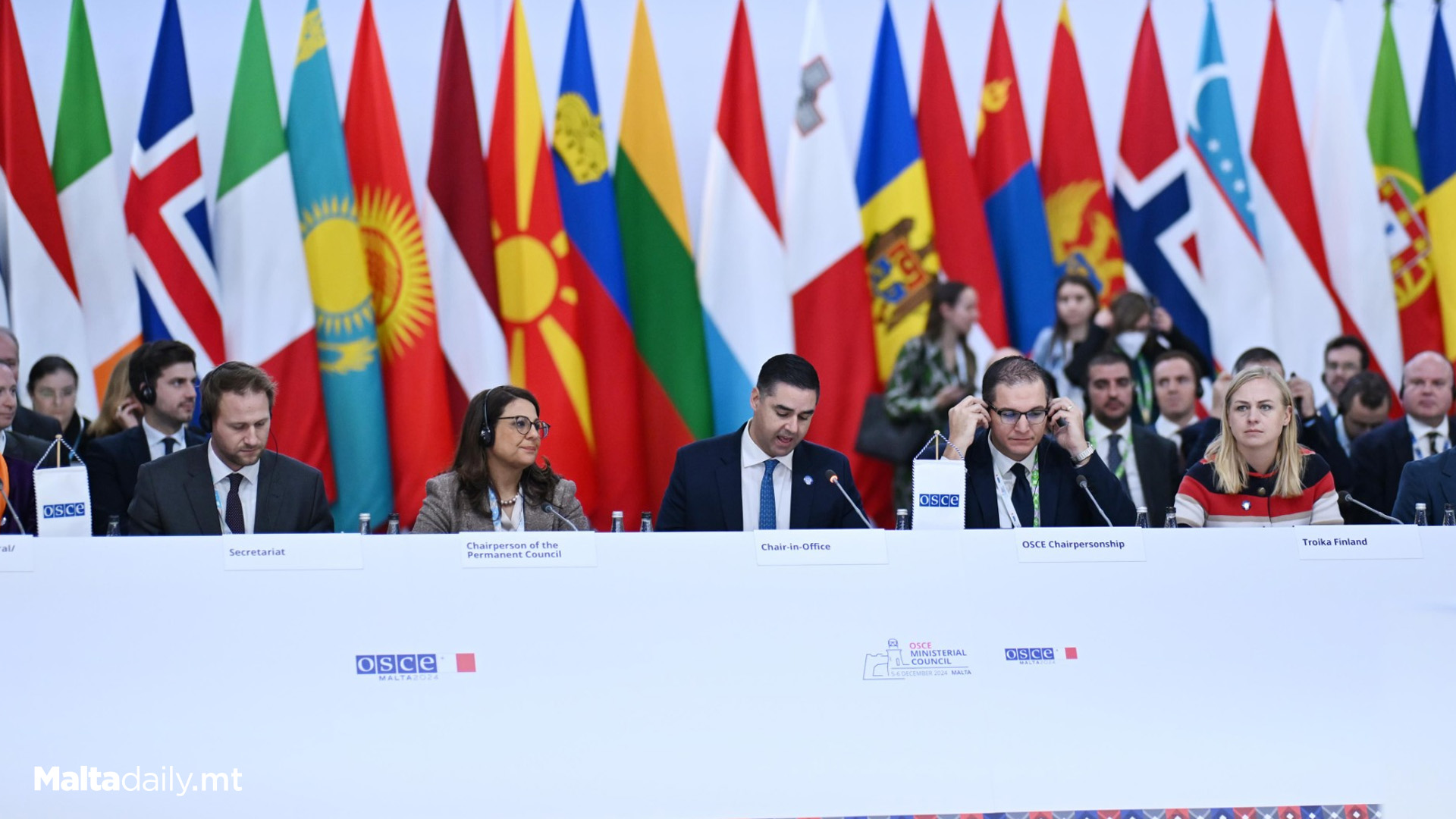 Ian Borg Opens 31st OSCE Ministerial Council In Malta