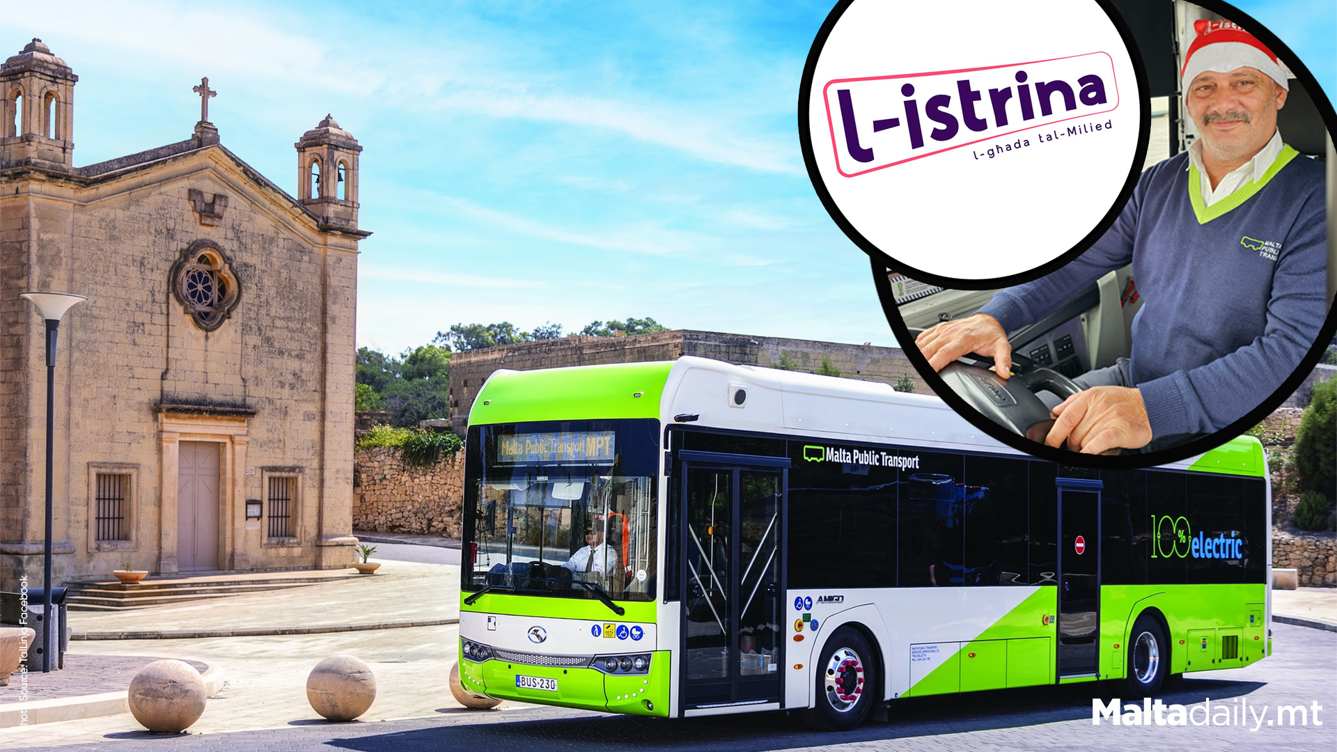 Malta Public Transport Launching 8th Edition Of ‘Tallinja Għal L-Istrina’