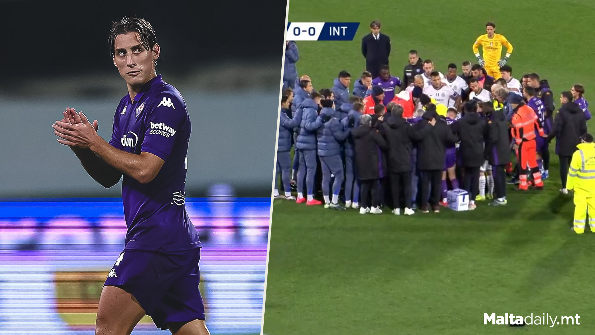 Fiorentina's Bove In Intensive Care After Collapsing On Pitch