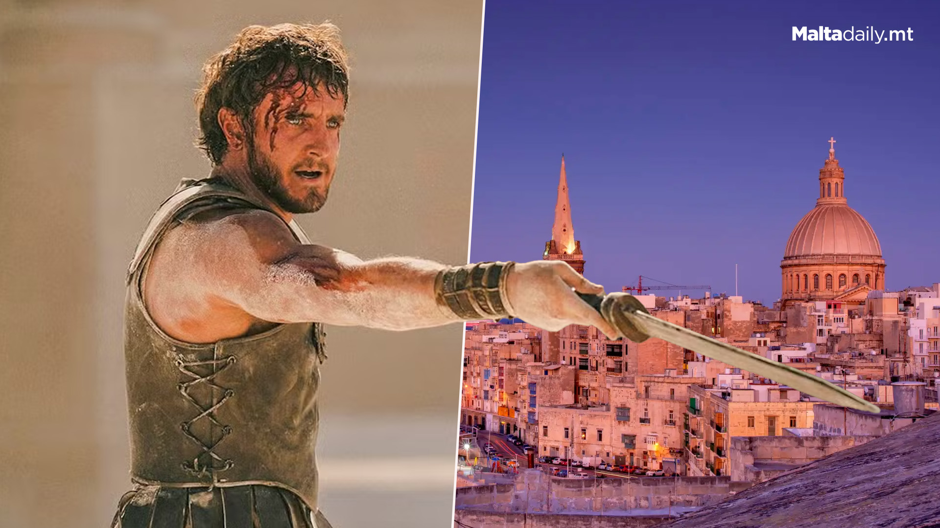 Malta Filmed Gladiator II Nominated For 2 Golden Globes