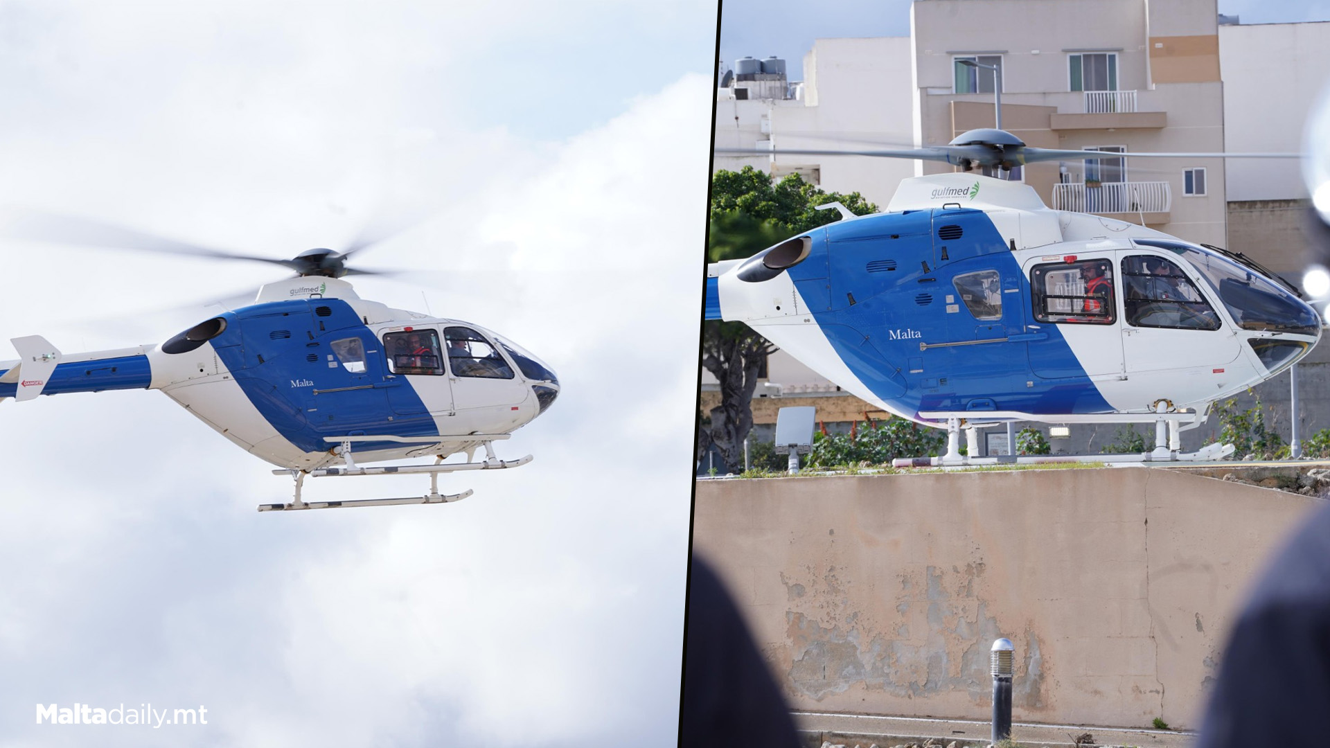 Direct Helicopter Link Between Gozo & Mater Dei Hospital