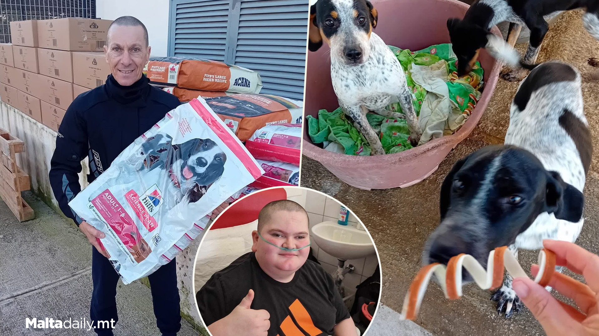 €2,500 Worth Of Dog Food Donated In Name Of Jake Vella