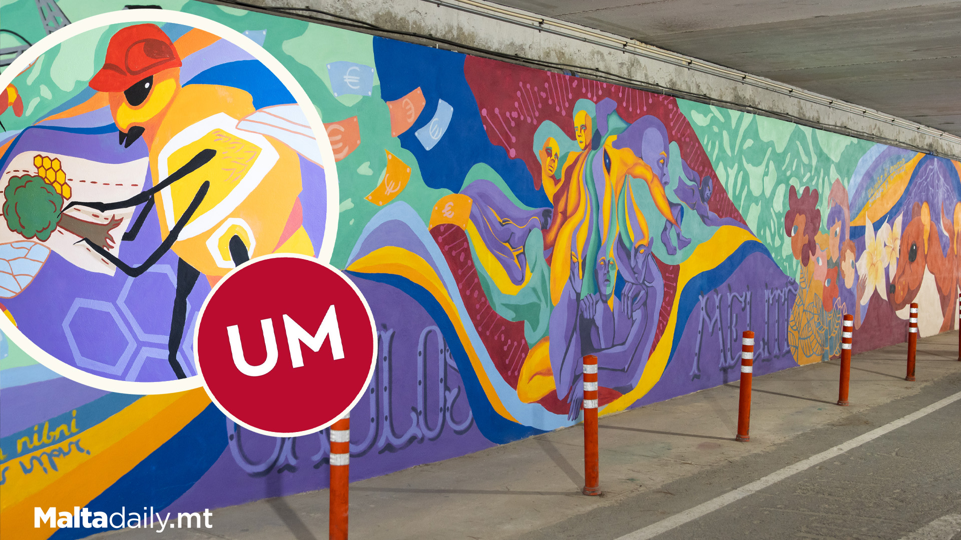 Brand New Mural By UOM Students Unveiled