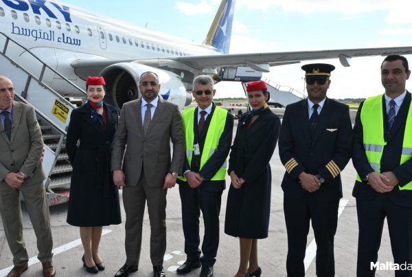 Inaugural Flight Between Benghazi City & Malta Launched