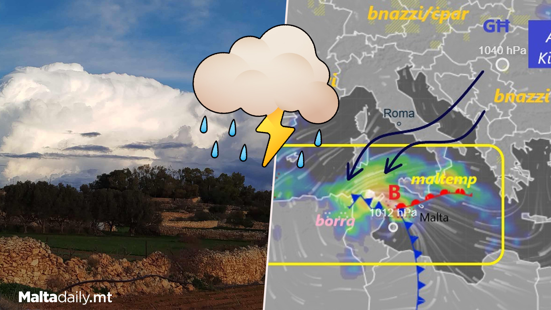 Thunderstorms & Hail Expected Today Or Tomorrow