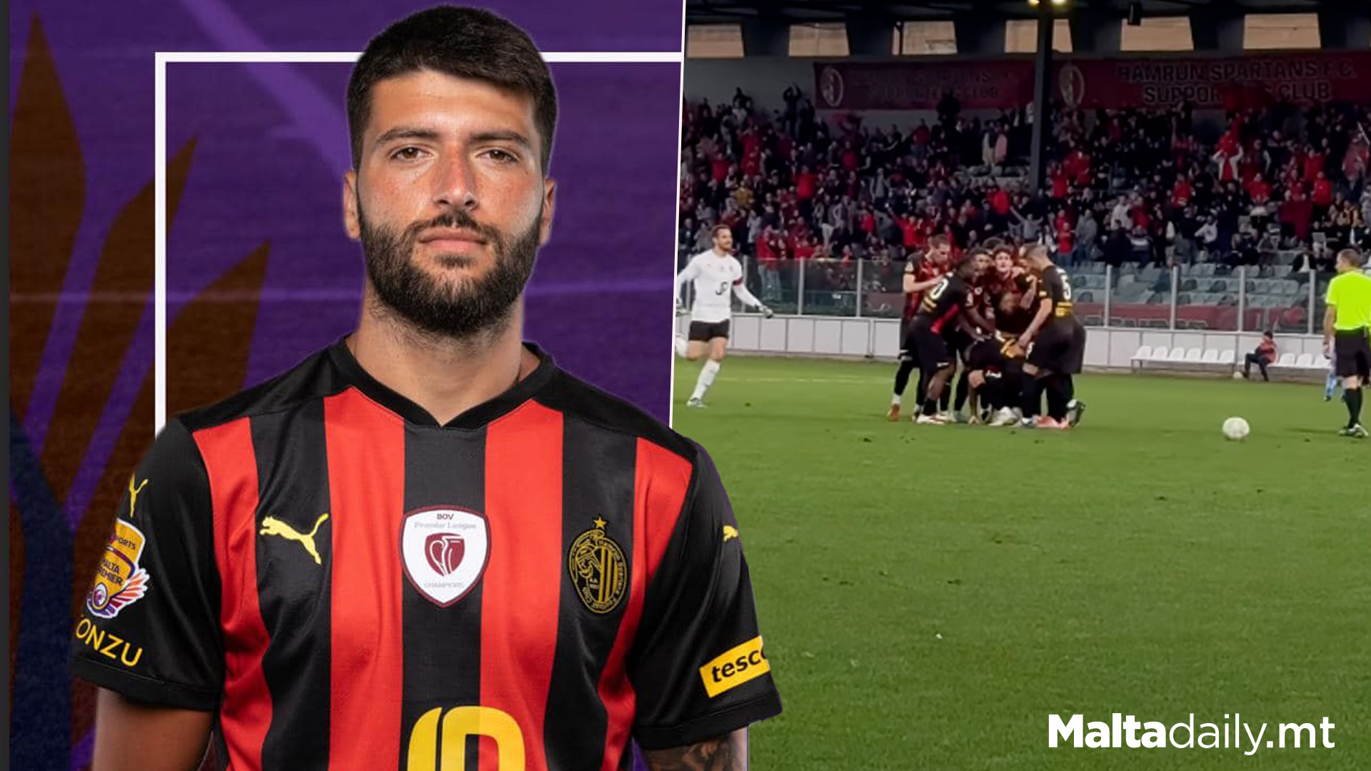 Luke Montebello Scores 100th Goal In Malta Premier